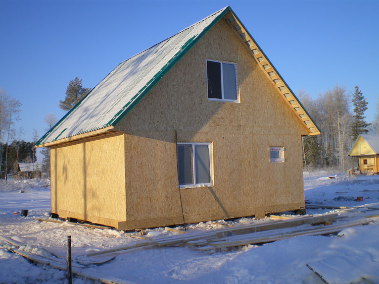 Преимущества зимнего строительства каркасного дома